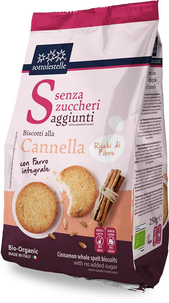 Senza Zuccheri Biscotti Di Farro Int Alla Cannella