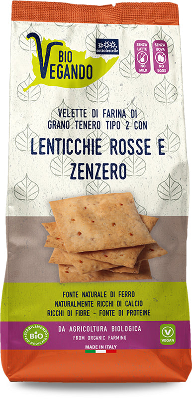 BioVegando Velette Lenticchie rosse e zenzero