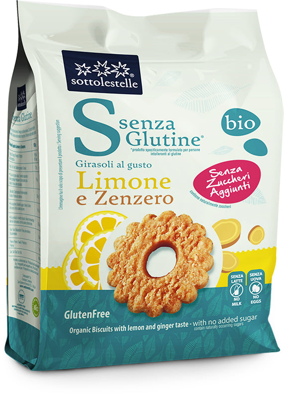 Senza Zuccheri Girasoli Limone e Zenzero Senza Glutine